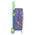 Школьный рюкзак с колесиками SuperThings Guardians of Kazoom Фиолетовый Жёлтый (22 x 28 x 10 cm)