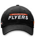 Фото #4 товара Men's Black Philadelphia Flyers Authentic Pro Rink Adjustable Hat