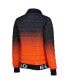 Women's Navy, Orange Chicago Bears Color Block Full-Zip Puffer Jacket