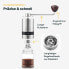 Silberthal Manual Coffee Grinder, Adjustable Grinding Level, Stainless Steel and Glass Hand Grinder
