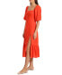 Фото #3 товара Платье Avec Les Filles женское с рукавами-пуфами Midi Dress