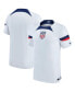 ფოტო #1 პროდუქტის Big Boys White USMNT 2022/23 Home Breathe Stadium Replica Blank Jersey