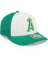 Фото #4 товара Men's White, Green Los Angeles Angels 2024 St. Patrick's Day Low Profile 59FIFTY Fitted Hat