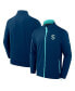 ფოტო #1 პროდუქტის Men's Deep Sea Blue Seattle Kraken Authentic Pro Rink Full-Zip Jacket