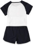 Фото #15 товара Echinodon Girls' Sports Set, Quick-Drying T-Shirt + Shorts, Children's 2-Piece Tracksuit for Jogging, Yoga, Training, Summer