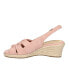 ფოტო #5 პროდუქტის Women's Cheerful Espadrille Wedge Sandals