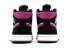 Фото #6 товара Кроссовки Nike Air Jordan 1 Mid Magenta (W) (Белый, Розовый, Черный)