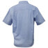 Фото #2 товара River's End Ezcare Woven Short Sleeve Button Up Shirt Womens Blue Casual Tops 63