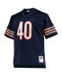 Фото #3 товара Men's Gale Sayers Navy Chicago Bears Big and Tall 1969 Retired Player Replica Jersey