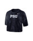 ფოტო #3 პროდუქტის Women's Navy Penn State Nittany Lions Tie-Dye Cropped T-shirt