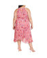 Фото #3 товара Plus Size Miriam Print Dress
