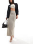 Фото #7 товара New Look slinky midi skirt in beige