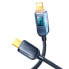 Фото #1 товара Kabel przewód do iPhone USB-C - Lightning z wyświetlaczem 20W 1.2 m czarny