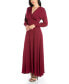 Фото #3 товара Women's Formal Long Sleeve Maxi Dress