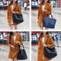 Coolives Women's 2 in 1 Shopper Shoulder Bag Made of PU Leather Vintage Bags Hobo Handbag Elegant Handbag Bucket Bag for Women Disposable