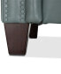 Фото #15 товара Marick 93" Leather Roll Arm Sofa, Created for Macy's