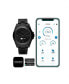ფოტო #7 პროდუქტის Connected Men's Hybrid Smartwatch Fitness Tracker: Black Case with Black Acrylic Strap 42mm