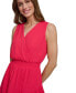 Women's Sleeveless Smocked-Waist A-Line Dress