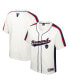 ფოტო #1 პროდუქტის Men's Cream Distressed Howard Bison Ruth Button-Up Baseball Jersey