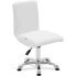 Фото #2 товара Krzesło kosmetyczne obrotowe z oparciem 38-52 cm LANCY - białe