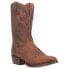 Фото #2 товара Dan Post Boots Simon Embroidered Round Toe Cowboy Mens Brown Casual Boots DP323