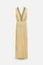 Фото #6 товара Платье с вышивкой и бусинами — zw collection ZARA