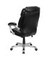 Фото #2 товара High Back Black Leather Executive Swivel Chair