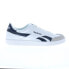 Фото #1 товара Reebok Smash Edge Mens White Synthetic Lifestyle Sneakers Shoes