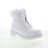 Фото #2 товара Lugz Empire HI Fur WEMPHFV-100 Womens White Synthetic Casual Dress Boots