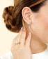 ფოტო #3 პროდუქტის Cultured Freshwater Pearl (7mm) & Diamond (1/8 ct. t.w.) Stud Earrings in 14k Gold