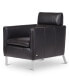 Фото #1 товара Darrium 27" Leather Club Chair, Created for Macy's