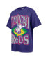 Women's Navy Cincinnati Reds Flashing Lights Boyfriend T-Shirt