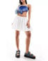 Фото #4 товара Free People poplin swingy mini skirt in white