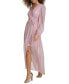 ფოტო #3 პროდუქტის Women's Faux-Wrap Maxi Dress