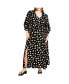 Фото #1 товара Plus Size Jolene Print Maxi Dress