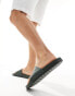 Фото #2 товара Emporio Armani Bodywear logo beach slides in khaki