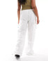 AllSaints Barbara cargo parachute trousers in white Optischweiß, 32 - фото #2