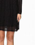 Фото #4 товара M Missoni 166487 Womens Lace Stripe Long Sleeve Shift Dress Black Size 38