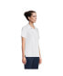 Women's School Uniform Tall Short Sleeve Interlock Polo Shirt