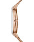 ფოტო #2 პროდუქტის Women's Signatur Rose Gold-Tone Stainless Steel Mesh Bracelet Watch 38mm