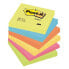 POST IT Removable sticky note pad 76x76 mm neon pack of 6 assorted pads