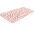 Фото #3 товара Logitech K380 Multi-Device Bluetooth Keyboard - Mini - Bluetooth - QWERTZ - Pink