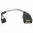 Фото #1 товара USB-кабель Startech USBMBADAPT USB A Серый