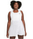Фото #2 товара NIKE 300012 Women Court Dri-Fit Advantage Dress in White/Black, Size X-Small