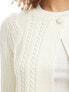 Фото #5 товара ASOS DESIGN knitted cable split front cardigan