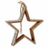 Christmas bauble Star Silver Jute Wood 28,5 x 6 x 56 cm (6 Units)