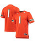 Фото #1 товара Men's #1 Orange Miami Hurricanes Team Premier Football Jersey