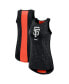 Фото #2 товара Women's Black San Francisco Giants Right Mix High Neck Tank Top