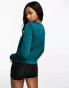 Фото #5 товара Hummel Mesh long sleeve top in dark green