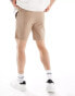 Фото #2 товара ASOS DESIGN skinny chino shorts in stone